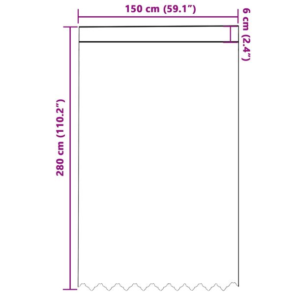 Перде от дантела С завеси Флорален Бяло 280 x 150 см Полиестер