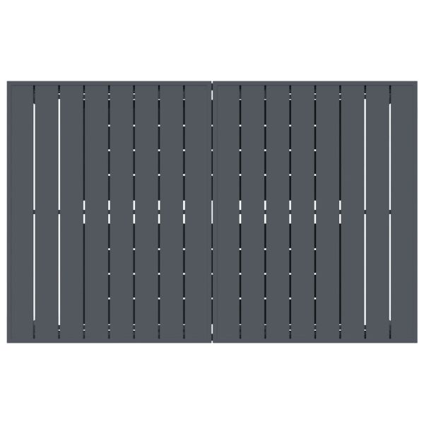 Комплект за хранене в градината 9 pcs Черно полиратан