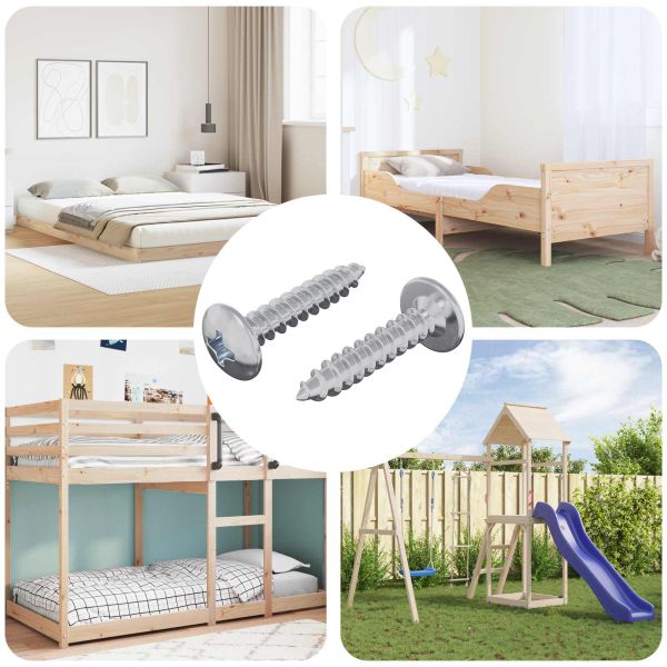 Самонарезен гвоздей 2 pcs Цинковано 4 x 20 мм Стомана