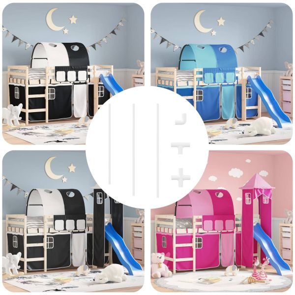 PVC Тръба 2 pcs Бяло 12,2 x 1,8 x 500 мм PP и PE