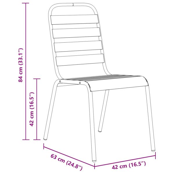 Комплект за хранене в градината 11 pcs Антрацит