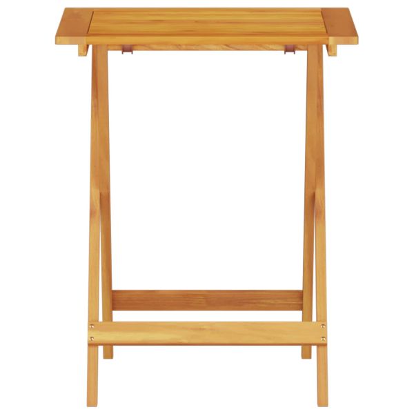 Сгъваем комплект мебели за бистро 3 pcs Кафяво