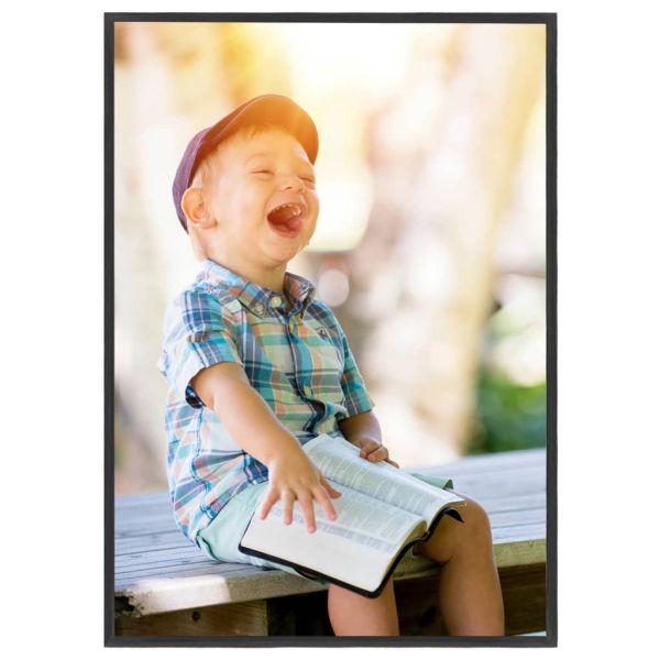 Фоторамки за колаж, 3 бр, за маса, черни, 18x24 см, МДФ