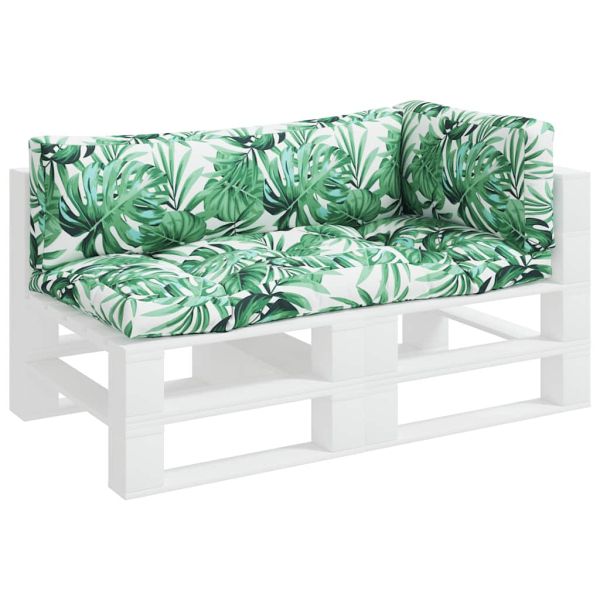 Палетни възглавници, 3 бр, на листа, текстил