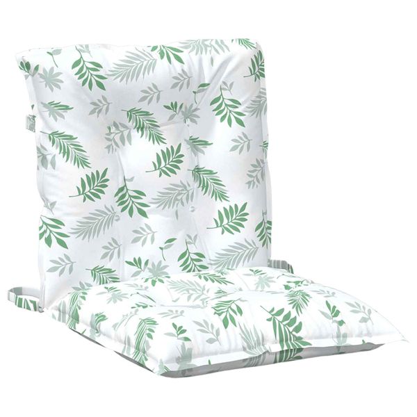 Възглавница за стол 6 pcs Бял 100 x 50 x 7 cm оксфорд