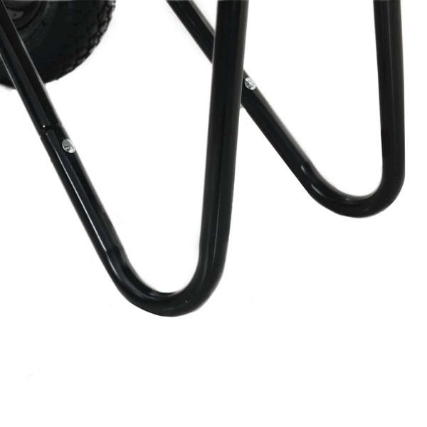 Количка Сребрист и Черен 124 x 73 x 65 см Стомана