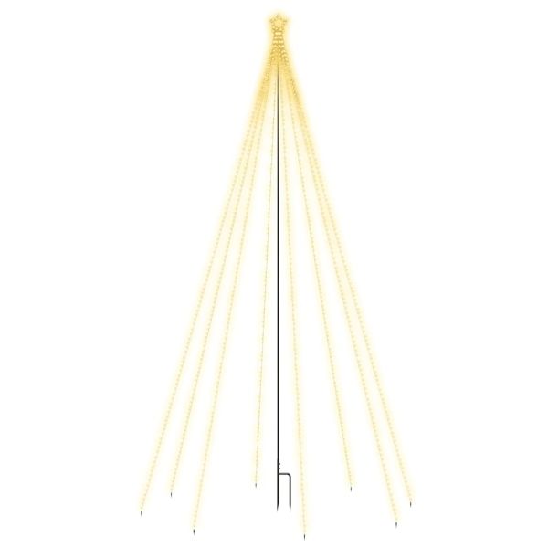 Коледна елха водопад за закрито и открито 400 LED 2,5 м