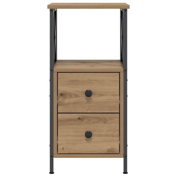 Нощни шкафчета 2 бр. дъб Artisan 34x35,5x70 cm