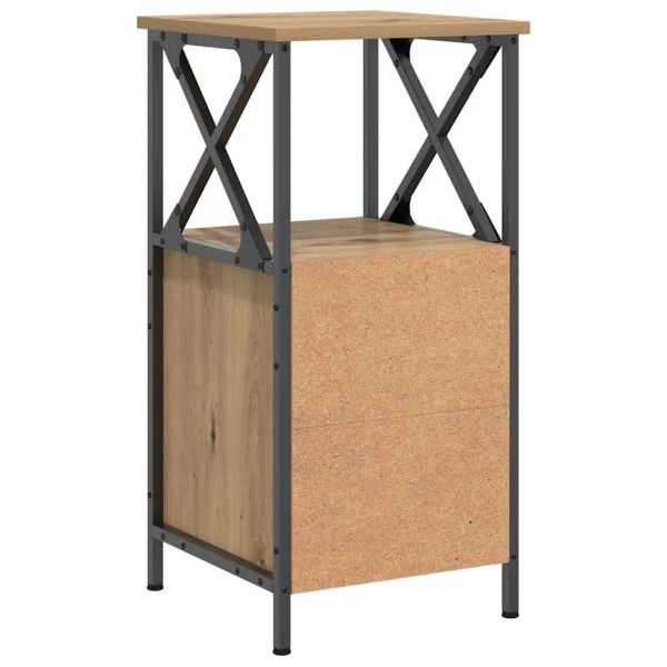 Нощни шкафчета 2 бр. дъб Artisan 34x35,5x70 cm