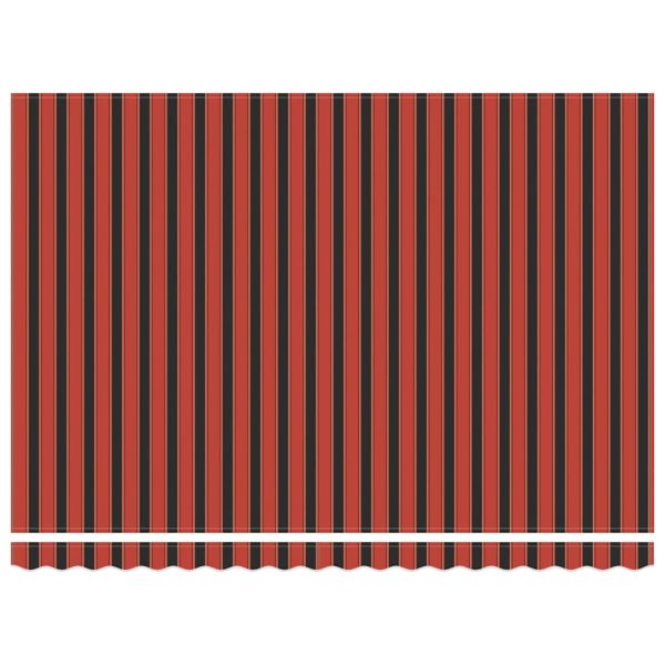 Сгъваем навес Оранжево и кафяво 450 × 300 cm Полиестер и метал