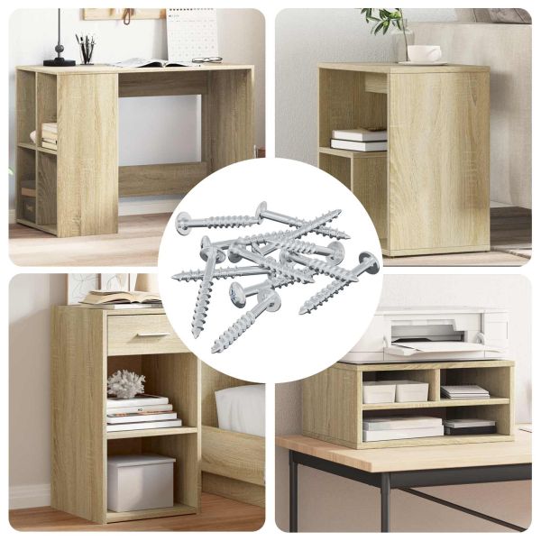 Винт 12 pcs Сребрист 9,8 x 35 мм Желязо