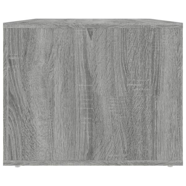 Кафе маса, сив сонома, 80x50x40 см, инженерно дърво