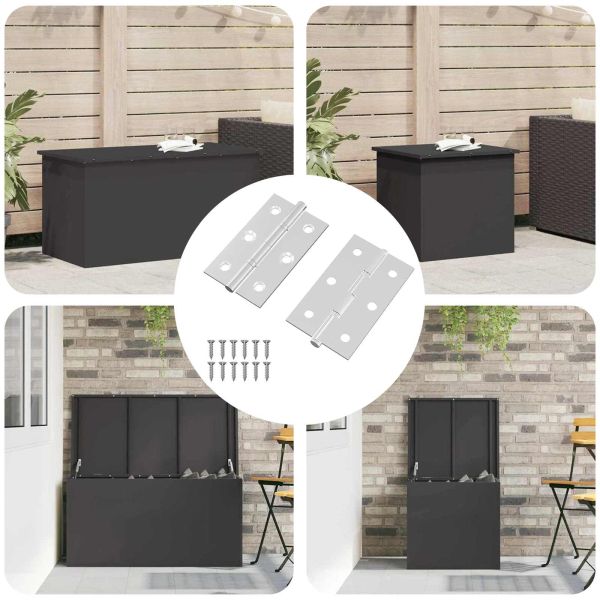 Панта Едноцветен 2 pcs Сребрист 58 x 35 x 1 мм Стомана