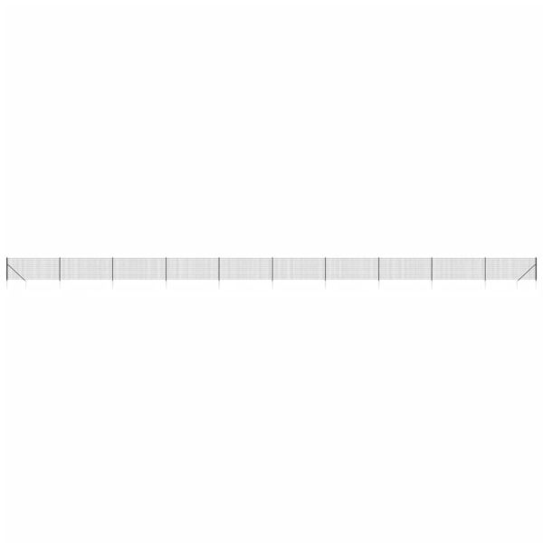 Ограда от телена мрежа с шипове, антрацит, 0,8x25 м