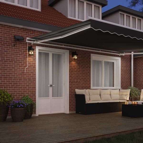 Рамка за сенник Бяло 400 × 300 cm Алуминий