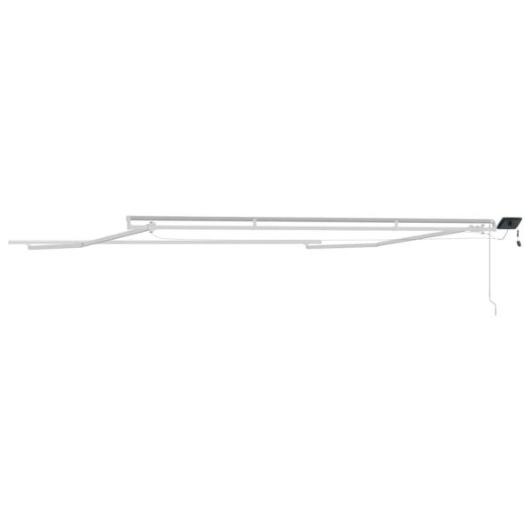 Рамка за сенник Бяло 450 × 350 cm Алуминий