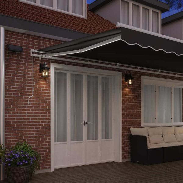 Рамка за сенник Бяло 600 × 350 cm Алуминий