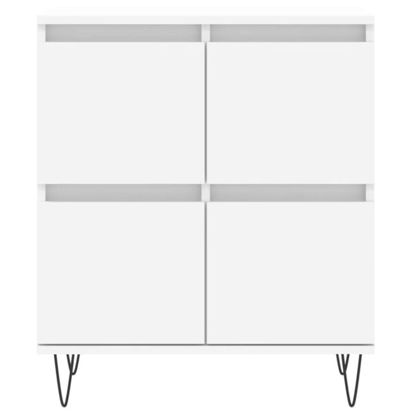 Сайдборди, 2 бр, бели, инженерно дърво