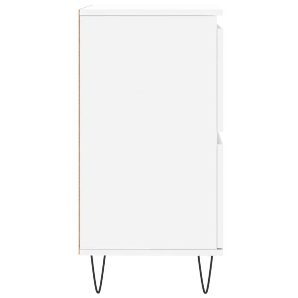 Сайдборди, 2 бр, бели, инженерно дърво