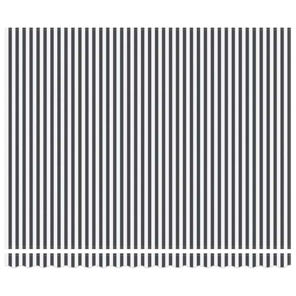 Автоматично прибираща се тента с LED антрацит и бял 400x300 см