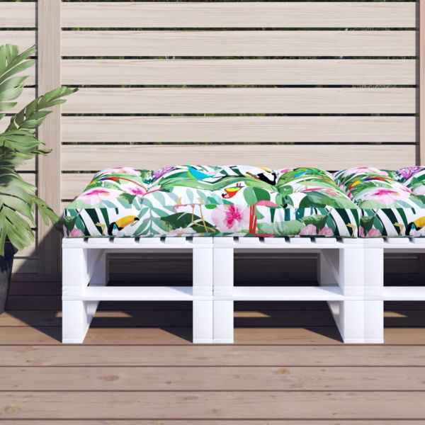 Палетна възглавница многоцветна 120x80x12 см текстил