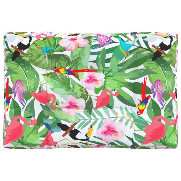 Палетна възглавница многоцветна 120x80x12 см текстил