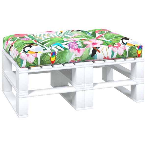 Палетна възглавница многоцветна 120x80x12 см текстил