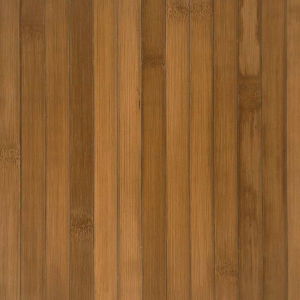 Килим, правоъгълен, кафяв, 100x400 см, бамбук