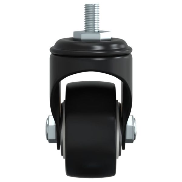 Колелца 4 бр черни 35 мм желязо