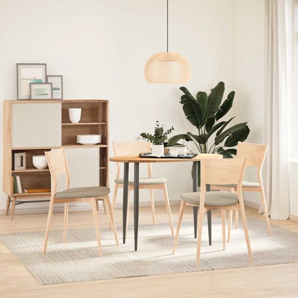 Плот за маса, 100x50x2 см, дъбово дърво масив, овална