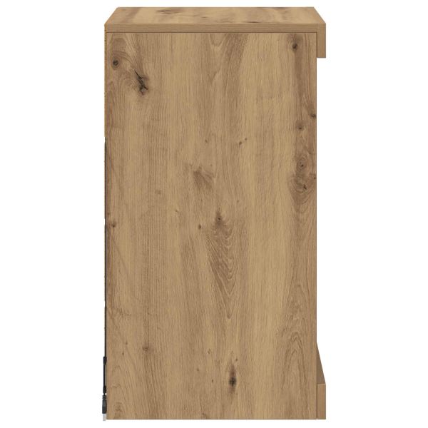 LED конзолна маса Дъб 41 x 37 x 67 см Инженерно дърво