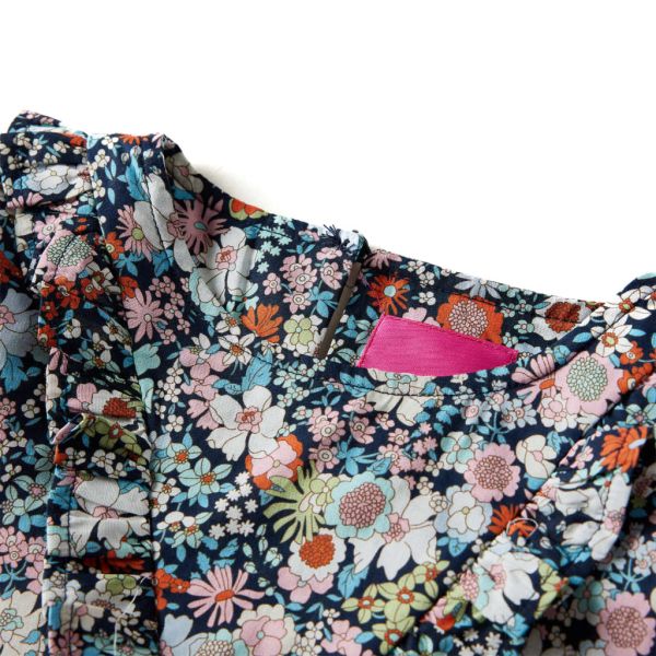 Детска риза с дълъг ръкав, тъмносиньо, 140