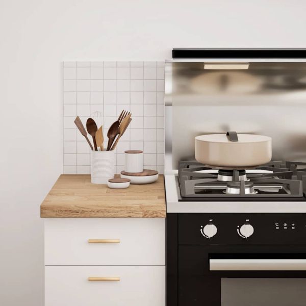 Кухненски работен плот, 40x63,5x4 см, дъб масив, правоъгълна