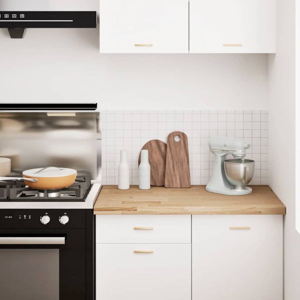 Кухненски работен плот, 100x63,5x4 см, дъб масив, правоъгълна