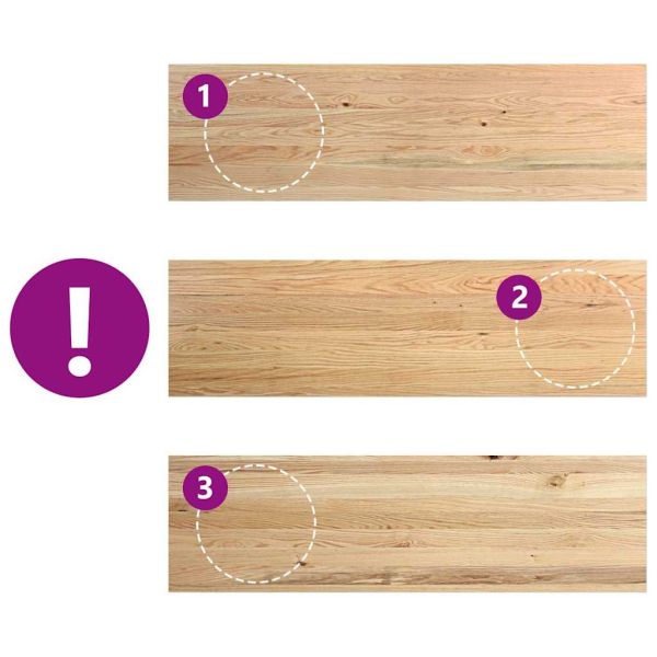 Прозоречни первази, 2 бр, 140x40x2 см, необработен масивен дъб