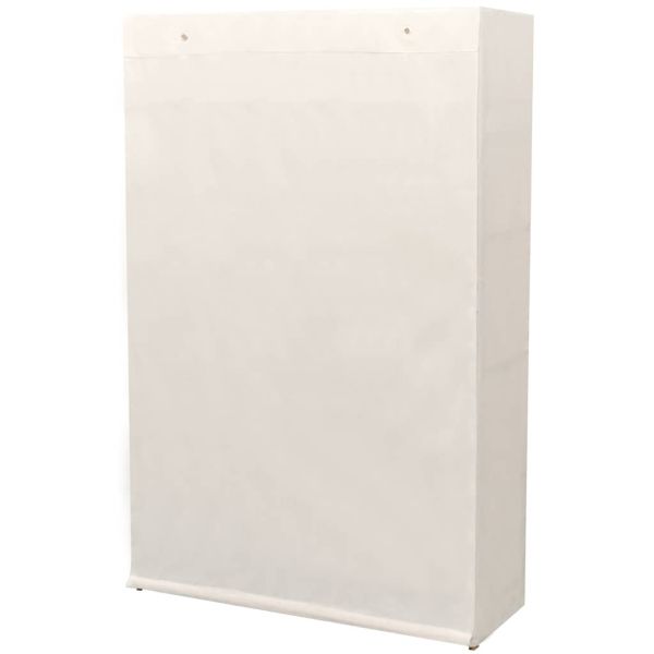 Гардероб, борово дърво и тъкан, 110x40x170 см