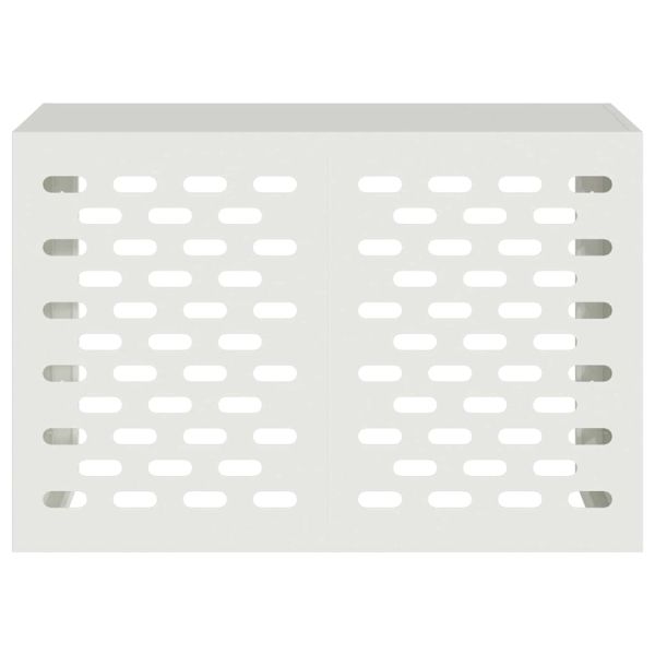 Покритие за климатик Бяло 90 x 40 x 60 см Стомана