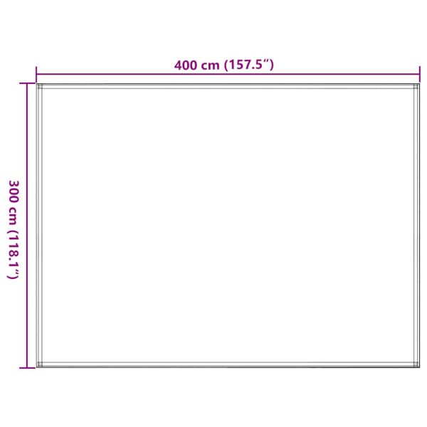 Килим за палатка, 300x400 см, антрацит