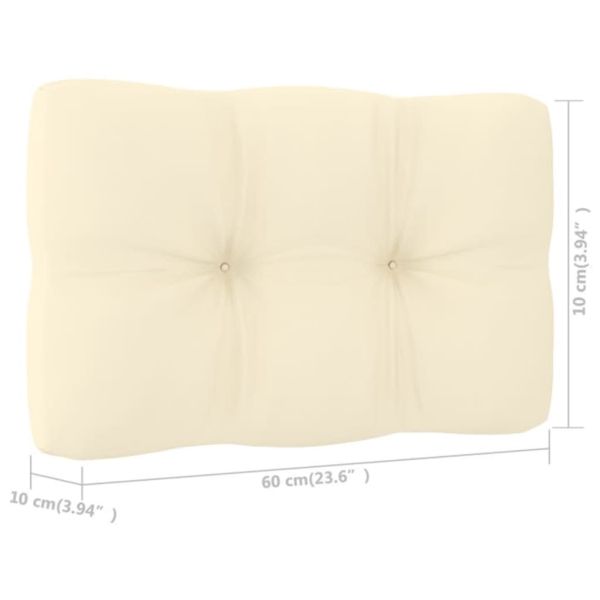 Градински лаундж комплект 4 части с възглавници импрегниран бор