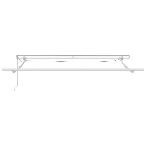 Рамка за сенник Бяло 350 x 250 cm Алуминий