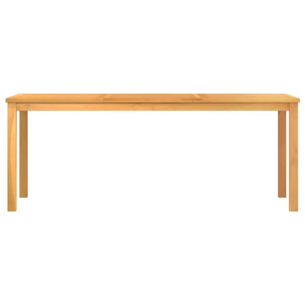 Градински трапезен комплект, 9 части, тиково дърво масив