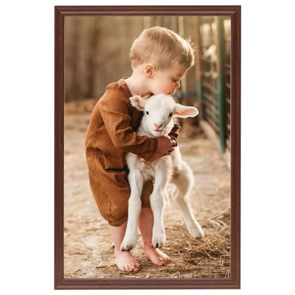 Фоторамки за колаж, 5 бр, за маса, кафяви, 21x29,7 см, МДФ