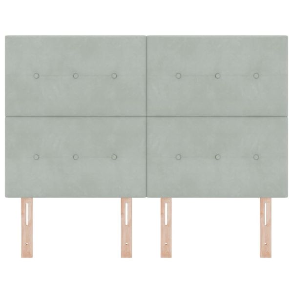 LED глава С LED лентисти светлини Светлосиво 160 cm Полиестер