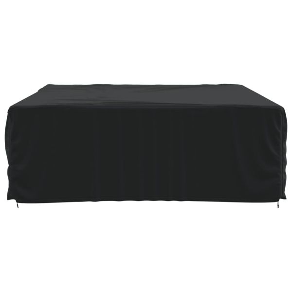 Покривало за градинска мебел черно 350x260x90 см 420D Оксфорд