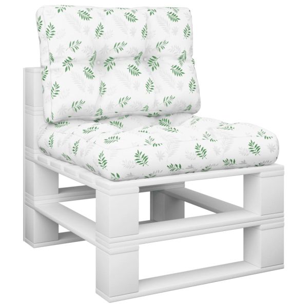 Палетни възглавници, 2 бр, на листа, текстил