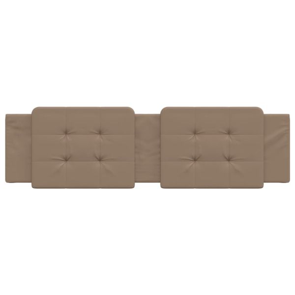 Мека табла за легло Zadar, капучино, 180 см, изкуствена кожа