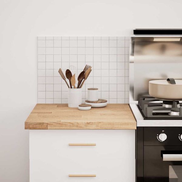 Кухненски работен плот, 60x63,5x4 см, дъб масив, правоъгълна