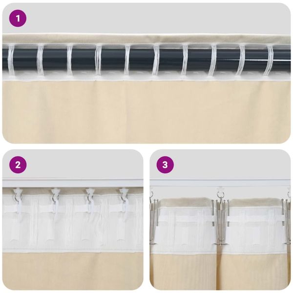 Затъмняващи завеси 2 pcs Тъмен зелен 140 x 225 cm Кадифе