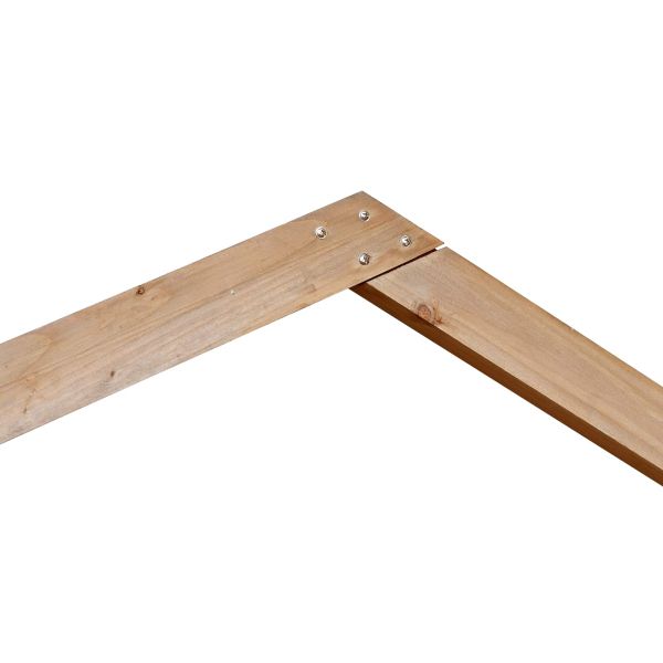 Сватбена арка Светло кафяво 221 x 92 x 216 см Солиден бор