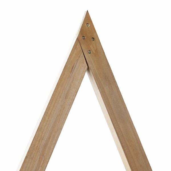 Сватбена арка Светло кафяво 202 x 95 x 254 см Солиден бор